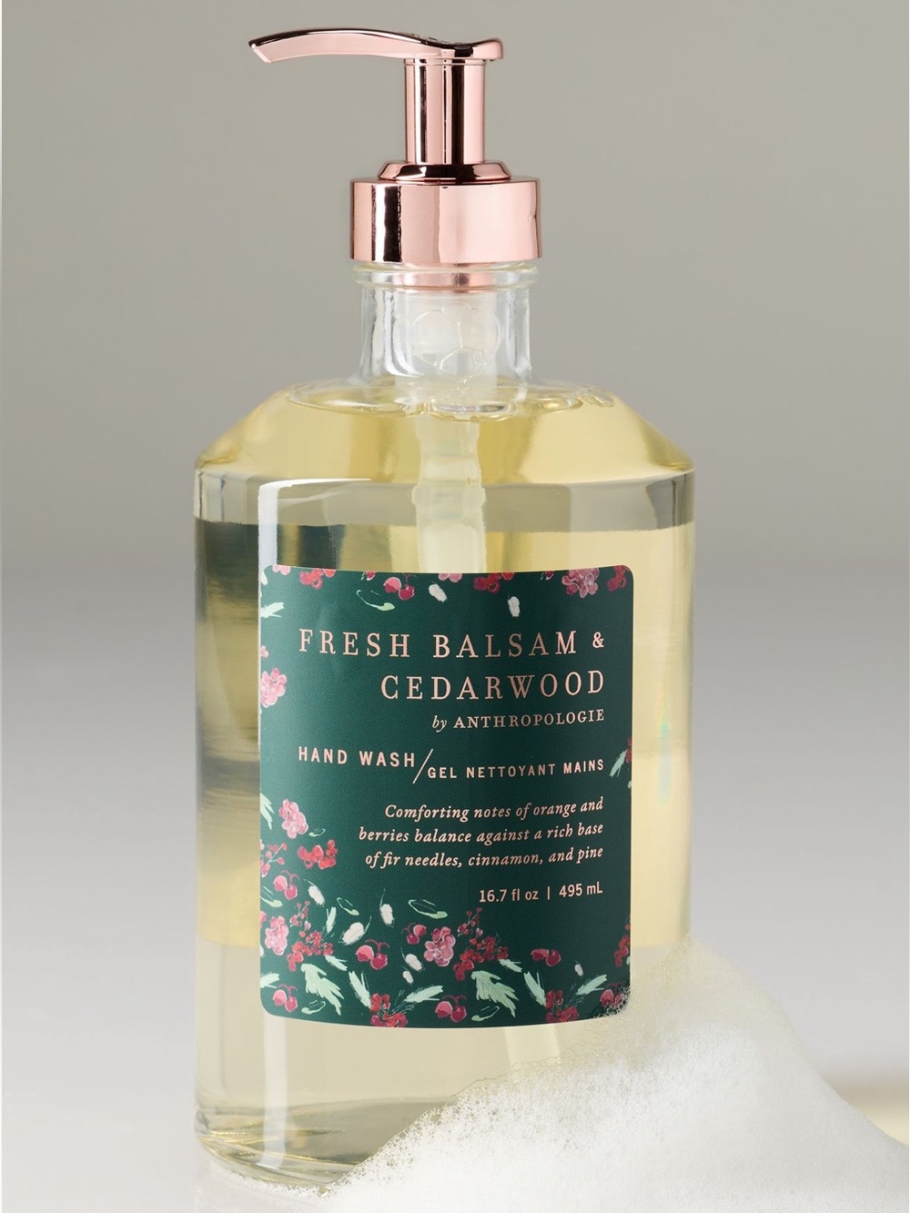 ✨NEW ANTHROPOLOGIE SEASONAL LIQUID BALSAM+CEDARWOOD SOAP✨